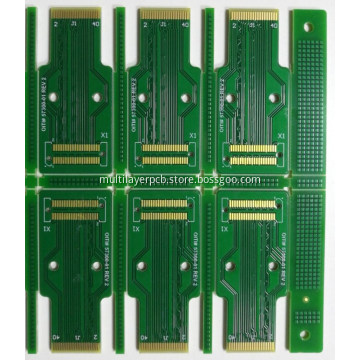 Immersion gold and gold tabs circuit board